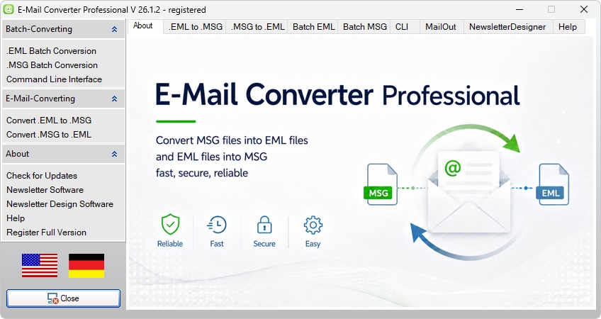How Email Converter Professional Handles MSG to EML Attachments